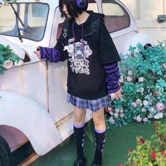 Trick or Treat Lolita Pullover Sweater Halloween Hoodie - Picture 8 of 9